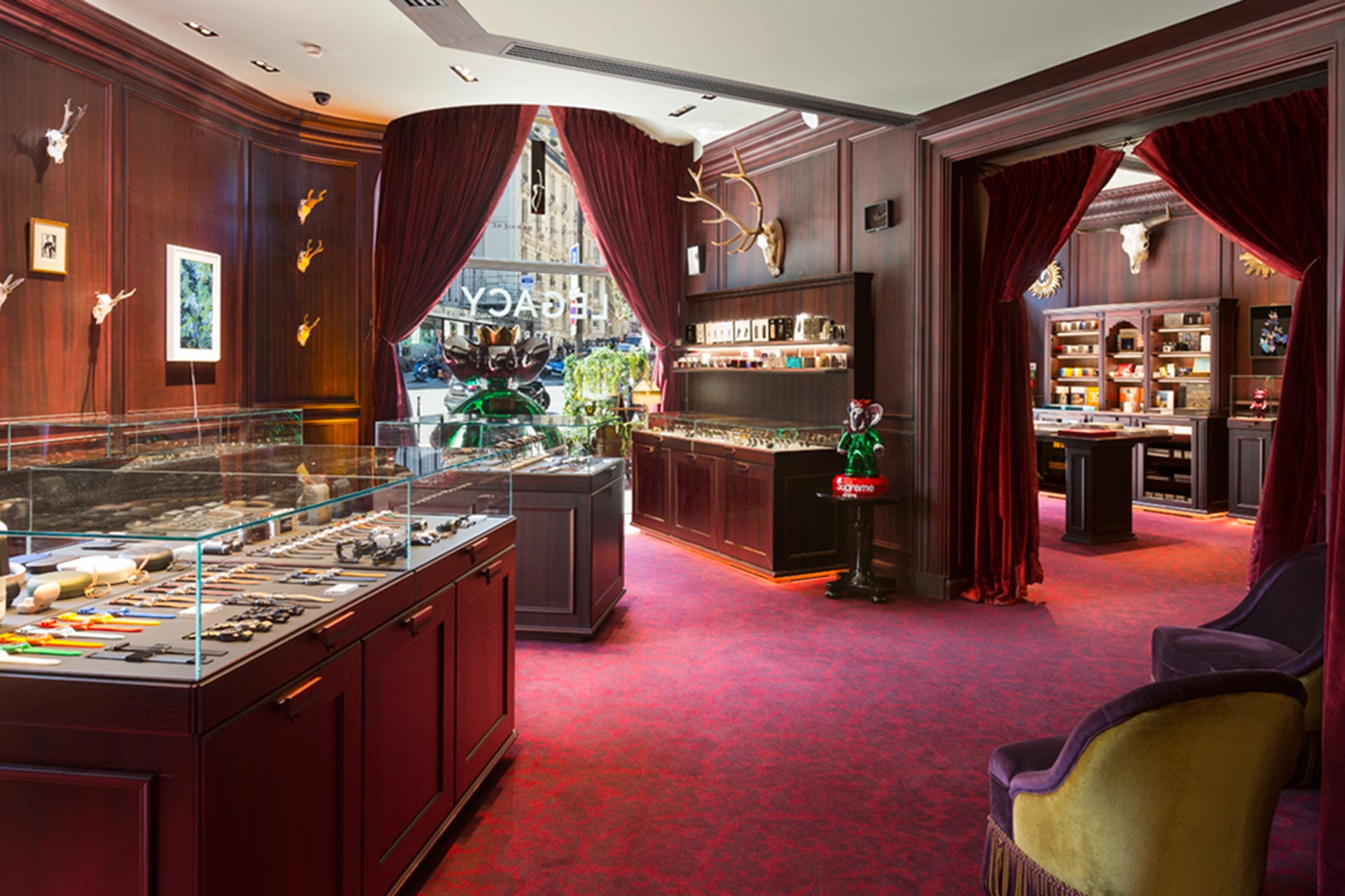 Legacy Concept Store in Hotel Le Fouquet's Paris